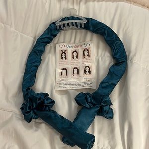 Heatless curling rod headband